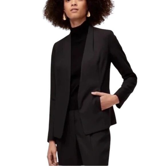 Aritzia Babaton Black Keith Jacket Blazer Size 4 Office Business Workwear Career - Picture 1 of 11